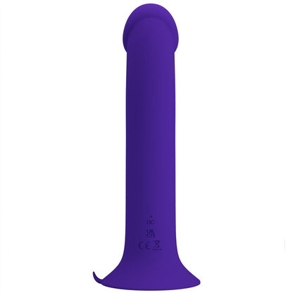 PRETTY LOVE - MURRAY YOUTH VIBRATING DILDO & RECHARGEABLE VIOLET - 1