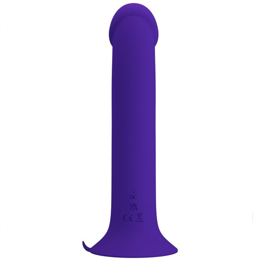 PRETTY LOVE - MURRAY YOUTH VIBRATING DILDO & RECHARGEABLE VIOLET - 1