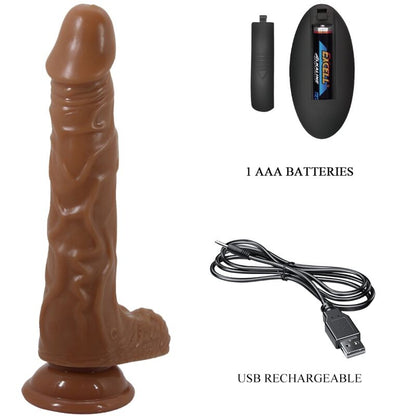 BAILE - BODACH REALISTIC VIBRATOR WITH REMOTE CONTROL SUCTION CUP - 4