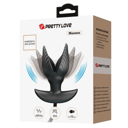 PRETTY LOVE - INFLATABLE AND RECHARGEABLE BUTT PLUG