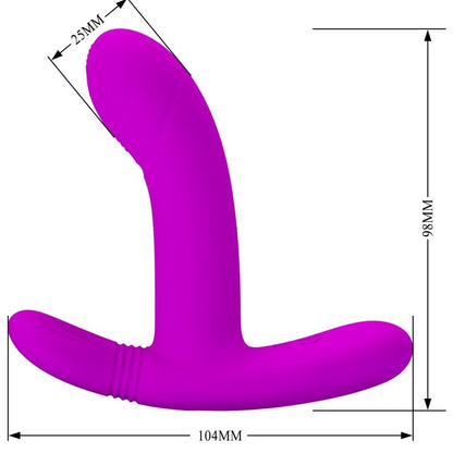 PRETTY LOVE - GERI CLITORIS MASSAGER PINK REMOTE CONTROL - 7