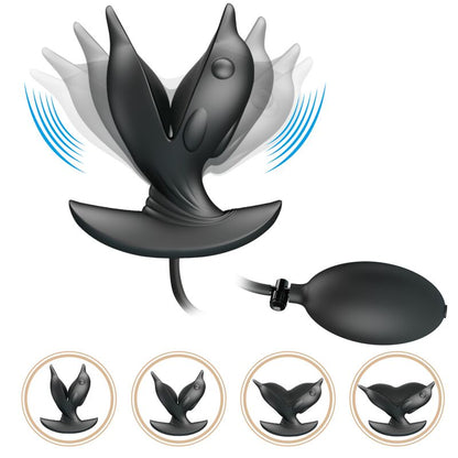 PRETTY LOVE - INFLATABLE & RECHARGEABLE DELFIN ANAL PLUG - 2