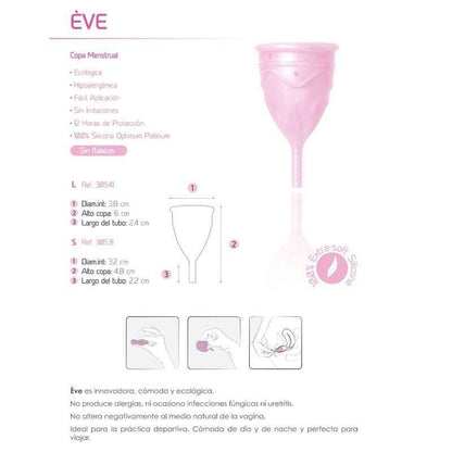 FEMINTIMATE - EVE COPPE MESTRUALI IN SILICONE - TAGLIA S