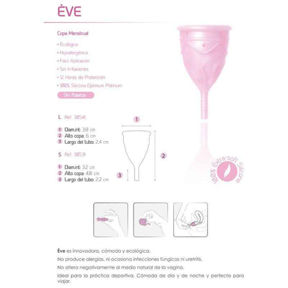 FEMINTIMATE - EVE COPPE MESTRUALI IN SILICONE - TAGLIA L