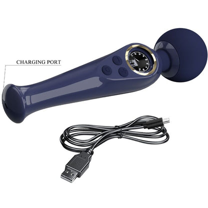 PRETTY LOVE - SKYLER VIBRATOR WAND BLUE - 6
