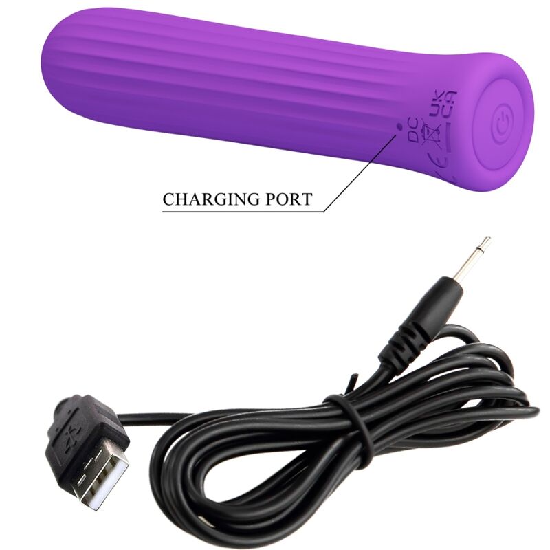 PRETTY LOVE - BLANCHE LILAC STIMULATOR VIBRATOR - 5