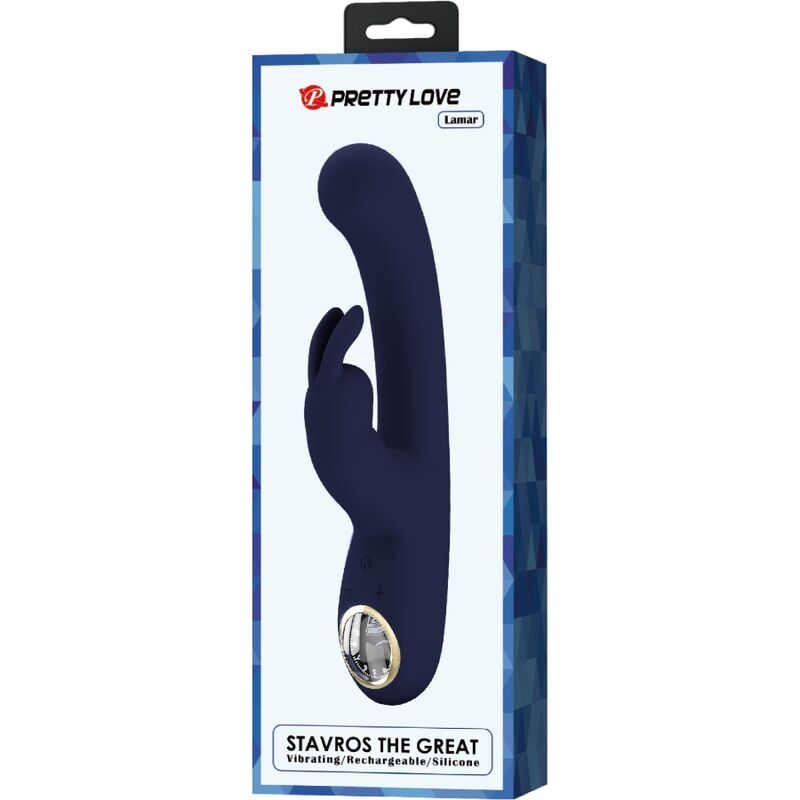 PRETTY LOVE - LAMAR RABBIT VIBRATOR & BLUE G-SPOT - 9