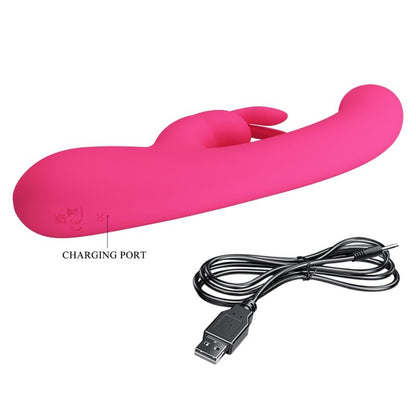 PRETTY LOVE - LAMAR RABBIT AND G-SPOT VIBRATOR PINK
