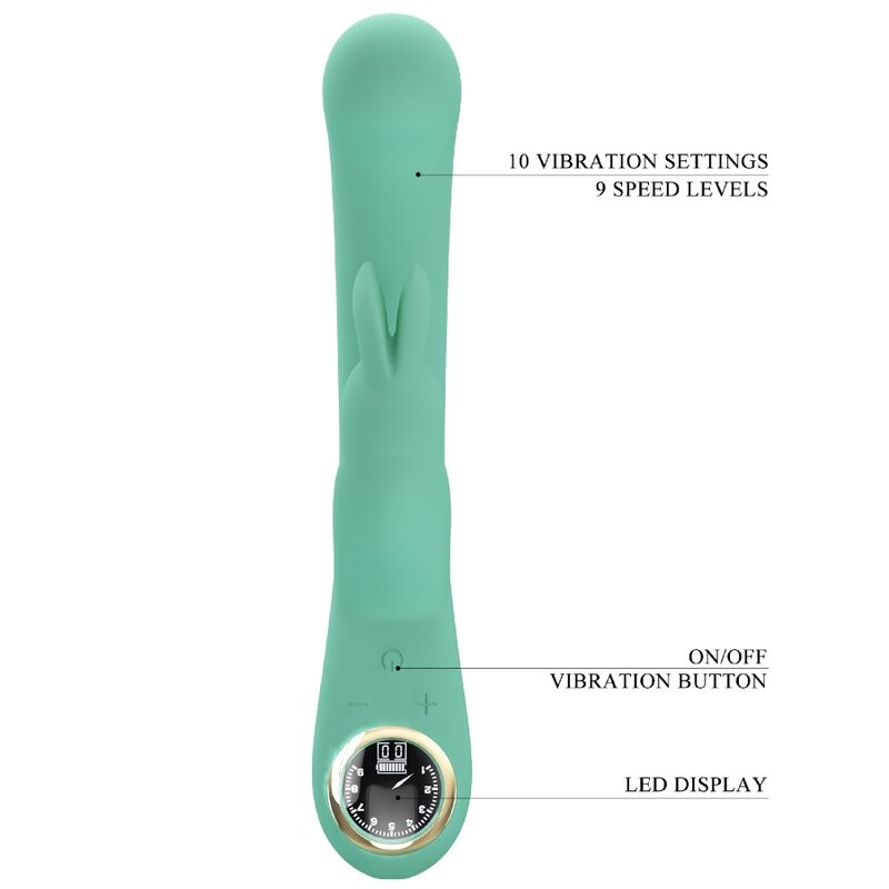 PRETTY LOVE - LAMAR RABBIT VIBRATOR & GREEN G-SPOT - 7