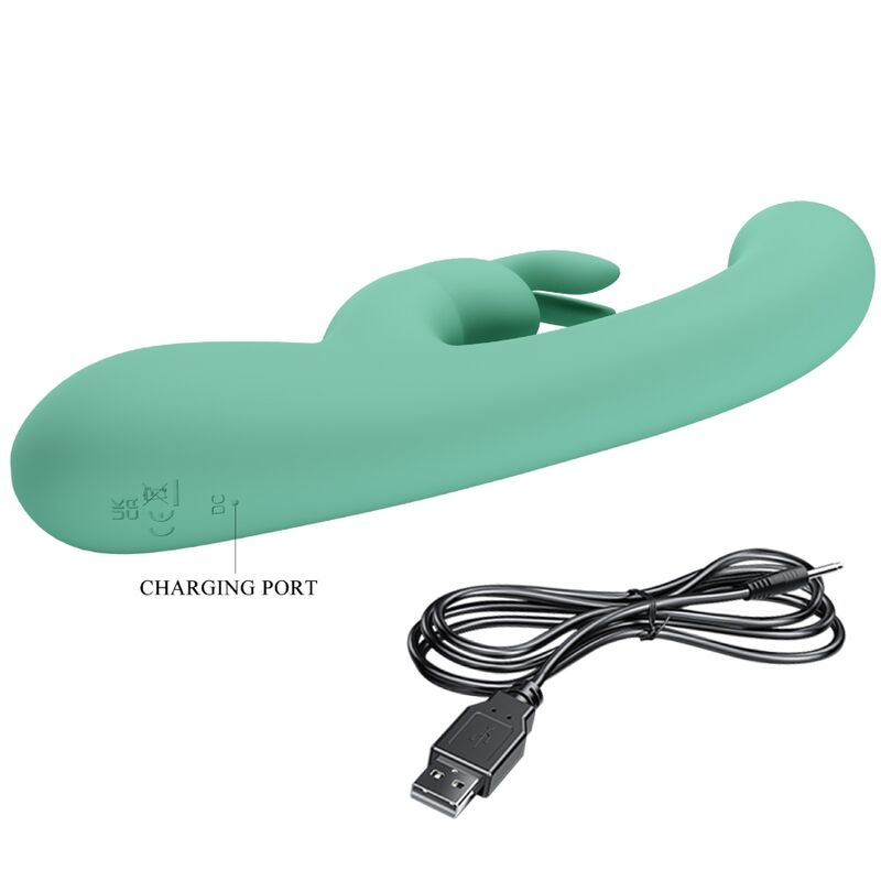 PRETTY LOVE - LAMAR RABBIT VIBRATOR & GREEN G-SPOT - 4