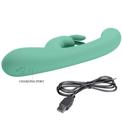 PRETTY LOVE - LAMAR RABBIT VIBRATOR & GREEN G-SPOT - 4