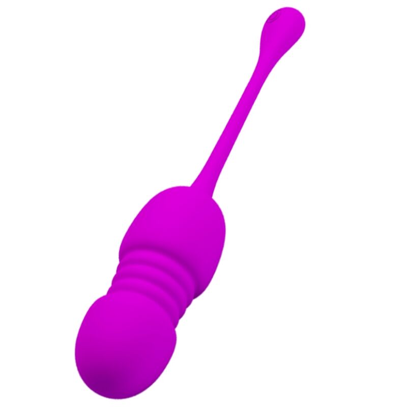 PRETTY LOVE - CALLIE PURPLE RECHARGEABLE VIBRATING EGG - 4