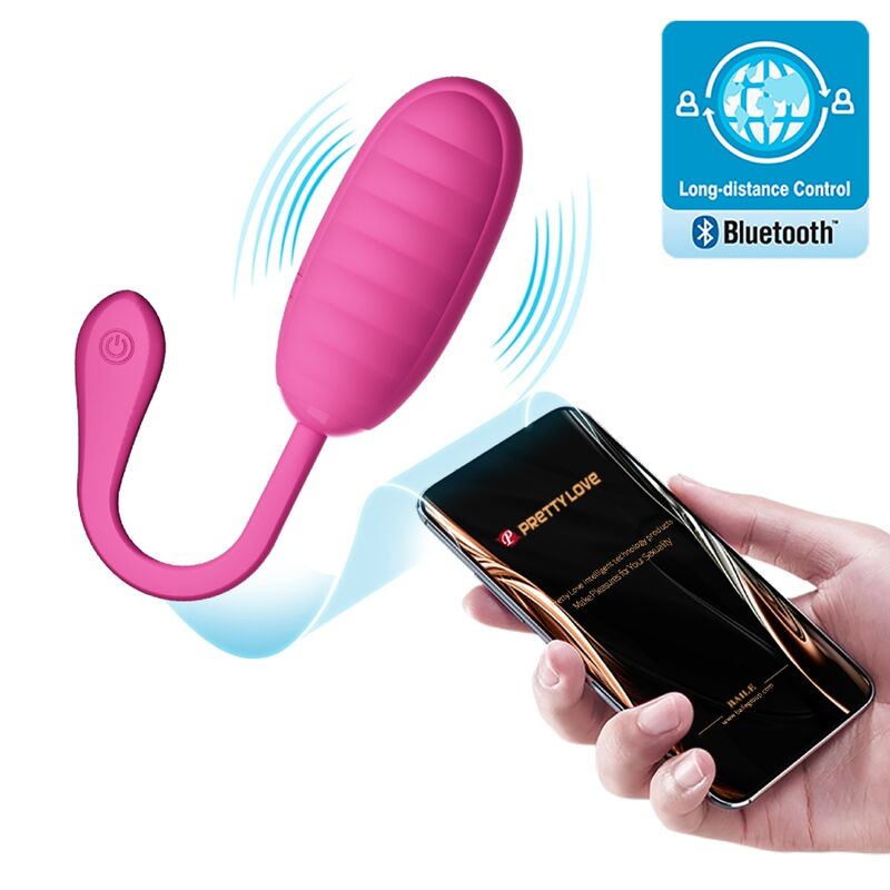 PRETTY LOVE - CATALINA PINK RECHARGEABLE VIBRATING EGG - 12
