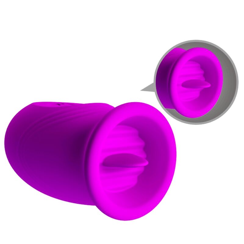 PRETTY LOVE - DAISY DUAL EGG RECHARGEABLE VIBRATOR PURPLE - 5