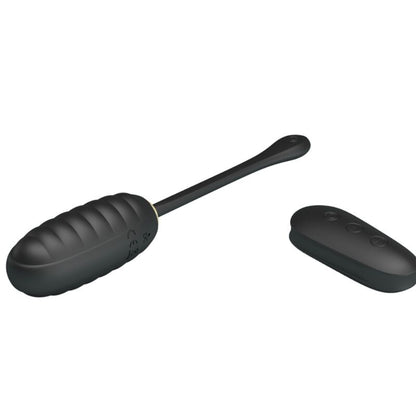 PRETTY LOVE - DOREEN LUXURY RECHARGEABLE VIBRATING EGG BLACK REMOTE CONTROL - 3