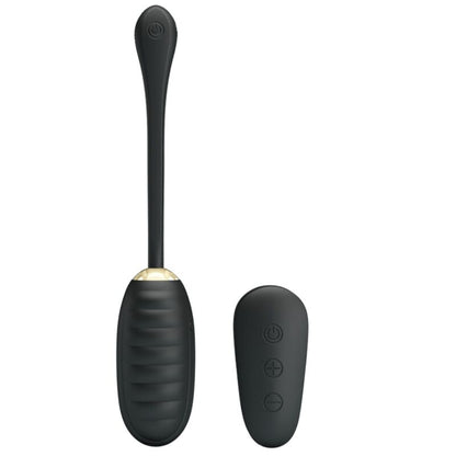 PRETTY LOVE - DOREEN LUXURY RECHARGEABLE VIBRATING EGG BLACK REMOTE CONTROL - 12