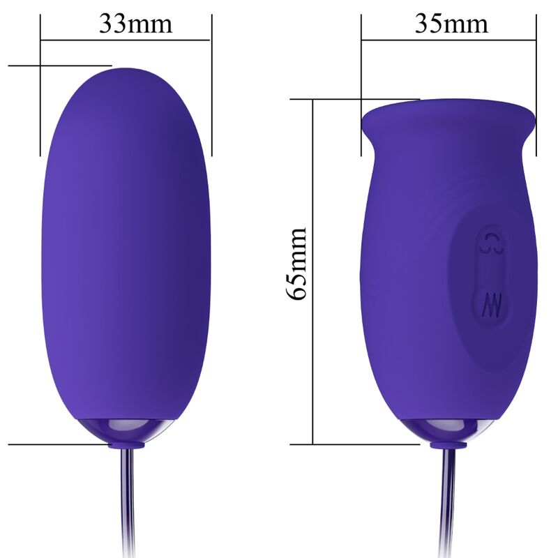 PRETTY LOVE - DAISY YOUTH VIOLET RECHARGEABLE VIBRATOR STIMULATOR - 4
