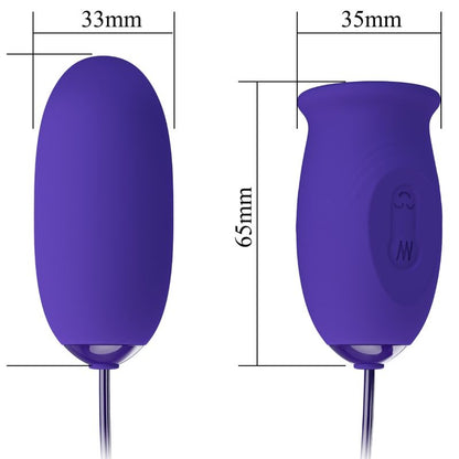 PRETTY LOVE - DAISY YOUTH VIOLET RECHARGEABLE VIBRATOR STIMULATOR - 4