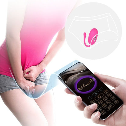 PRETTY LOVE - DOREEN RECHARGEABLE VIBRATING EGG MAGENTA REMOTE CONTROL - 5