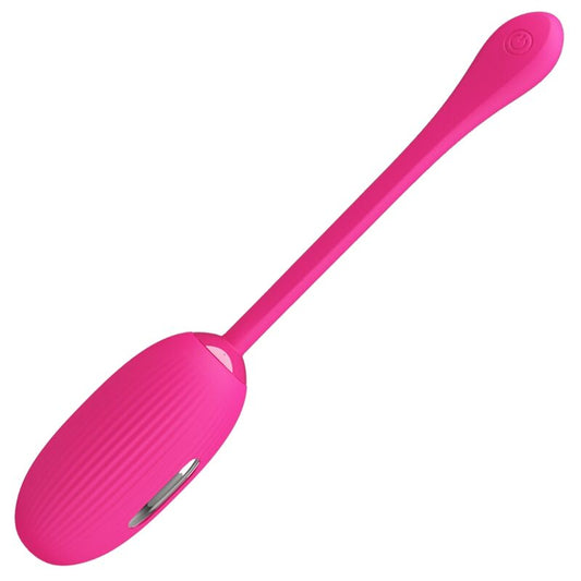 PRETTY LOVE - DOREEN RECHARGEABLE VIBRATING EGG MAGENTA REMOTE CONTROL - 1