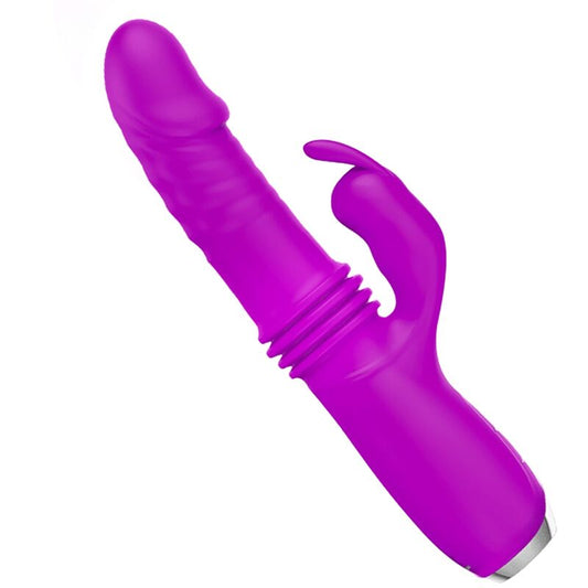 PRETTY LOVE - DOROTHY PURPLE RECHARGEABLE RABBIT VIBRATOR - 1