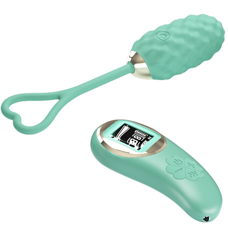PRETTY LOVE - VIVIAN GREEN REMOTE CONTROL VIBRATING EGG - 2