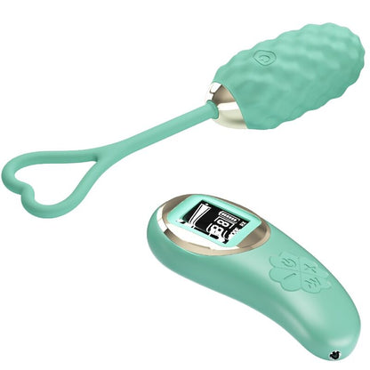 PRETTY LOVE - VIVIAN GREEN REMOTE CONTROL VIBRATING EGG - 2
