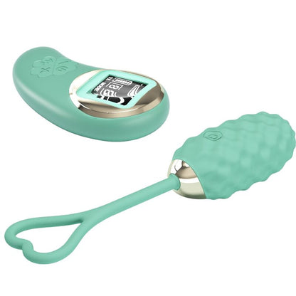 PRETTY LOVE - VIVIAN GREEN REMOTE CONTROL VIBRATING EGG - 4