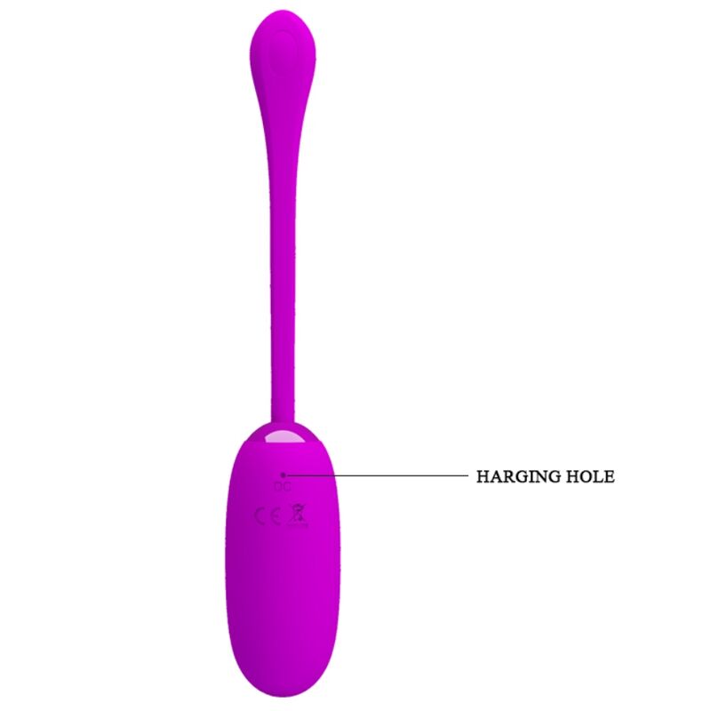 PRETTY LOVE - JULIUS WATERPROOF-RECHARGEABLE VIBRATING EGG PURPLE - 7