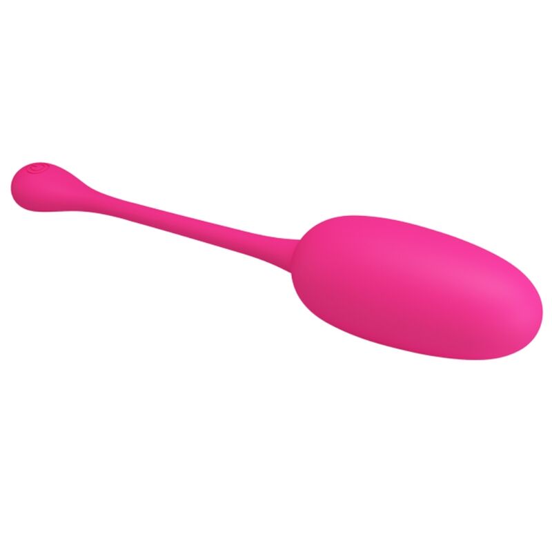 PRETTY LOVE - KNUCKER PINK RECHARGEABLE VIBRATING EGG - 4