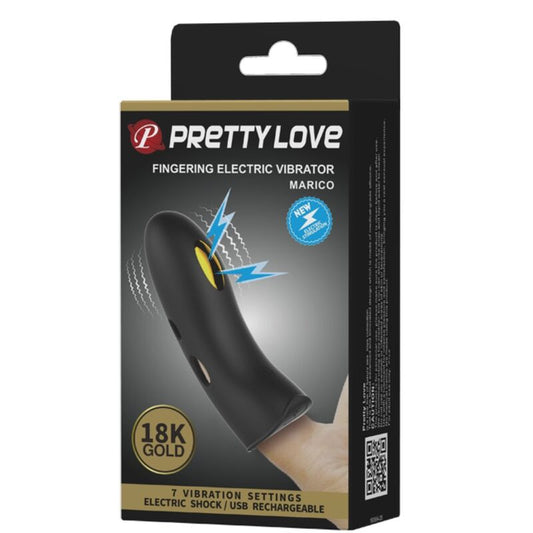 PRETTY LOVE - MARICO BLACK ELECTRO-STIMULATOR FINGER COVER - 1