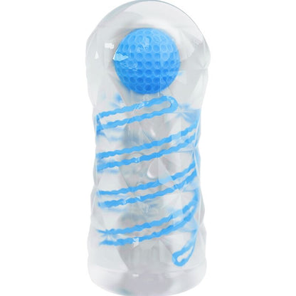 PRETTY LOVE - SMALL MASTURBATOR WITH BLUE SPIRALS - 6