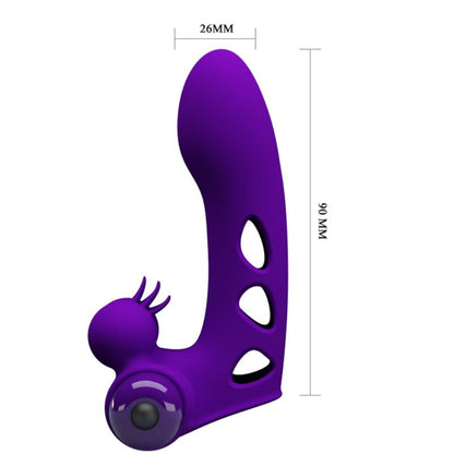 PRETTY LOVE - ORLANDO PURPLE VIBRATOR FINGER COVER - 7