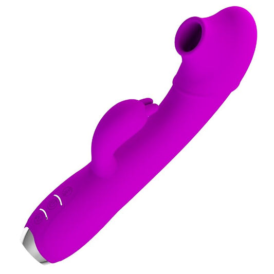 PRETTY LOVE - REGINA VIBRATOR - RECHARGEABLE STIMULATING WAVES PURPLE - 1