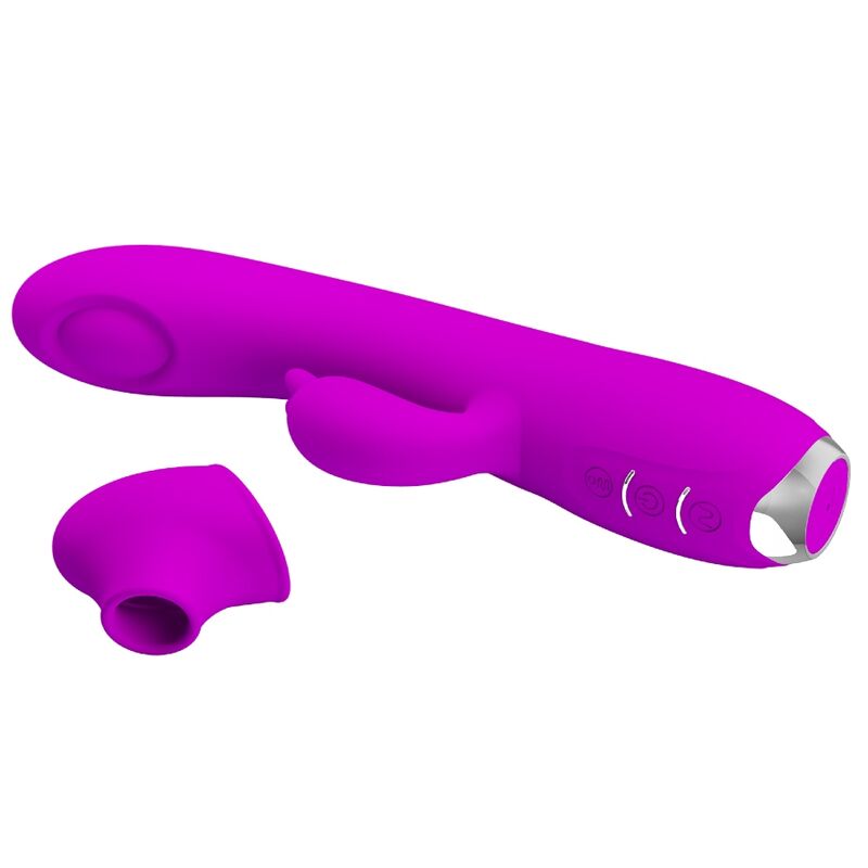 PRETTY LOVE - REGINA VIBRATOR - RECHARGEABLE STIMULATING WAVES PURPLE - 7