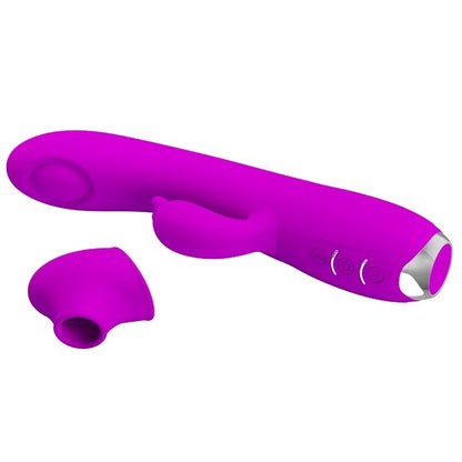 PRETTY LOVE - REGINA VIBRATOR - RECHARGEABLE STIMULATING WAVES PURPLE - 7