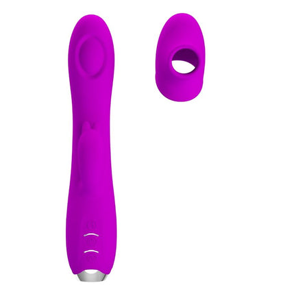 PRETTY LOVE - REGINA VIBRATOR - RECHARGEABLE STIMULATING WAVES PURPLE - 4