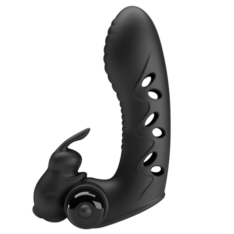 PRETTY LOVE - VANCE BLACK RABBIT VIBRATOR FINGER COVER - 9