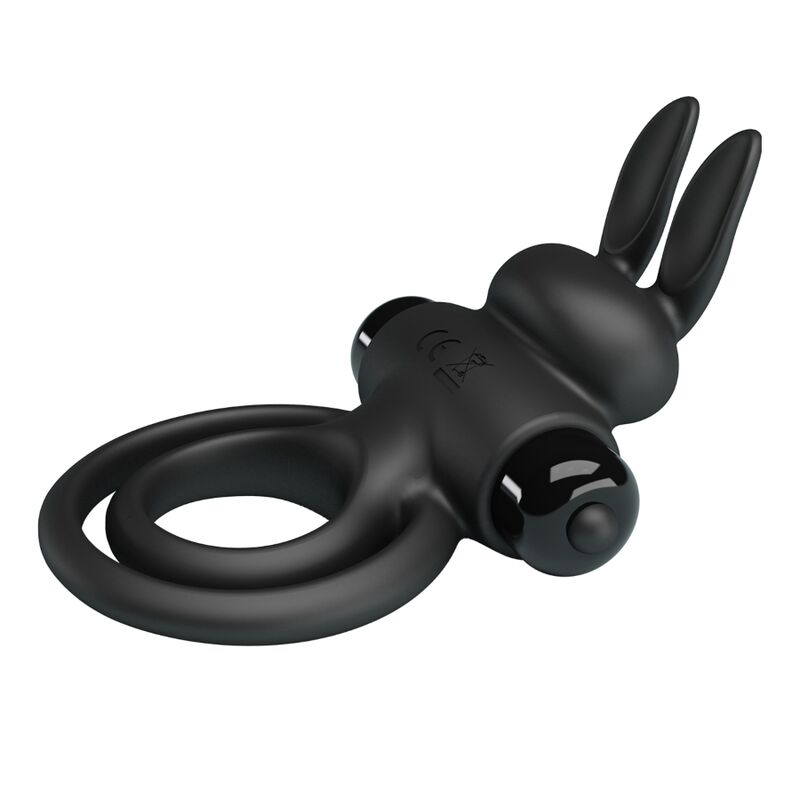 PRETTY LOVE - VIBRATOR III RABBIT RING FOR BLACK PENIS - 6