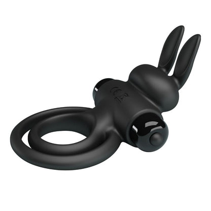 PRETTY LOVE - VIBRATOR III RABBIT RING FOR BLACK PENIS - 6