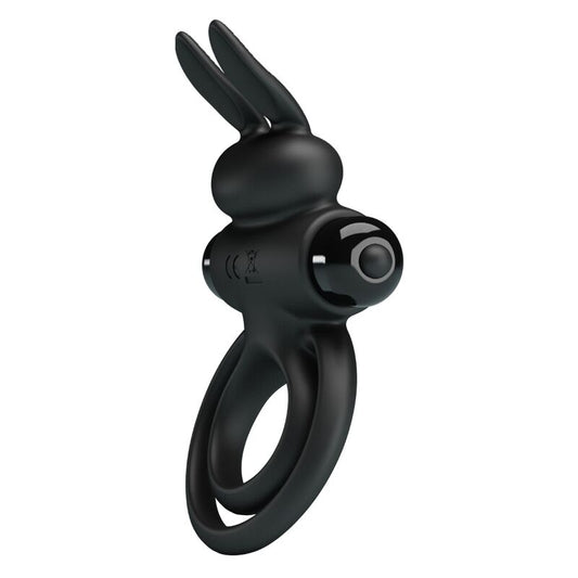 PRETTY LOVE - VIBRATOR III RABBIT RING FOR BLACK PENIS - 1