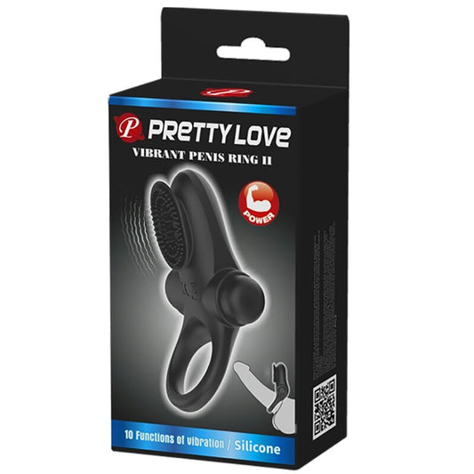 PRETTY LOVE - VIBRATOR RING II FOR THE BLACK PENIS - 1