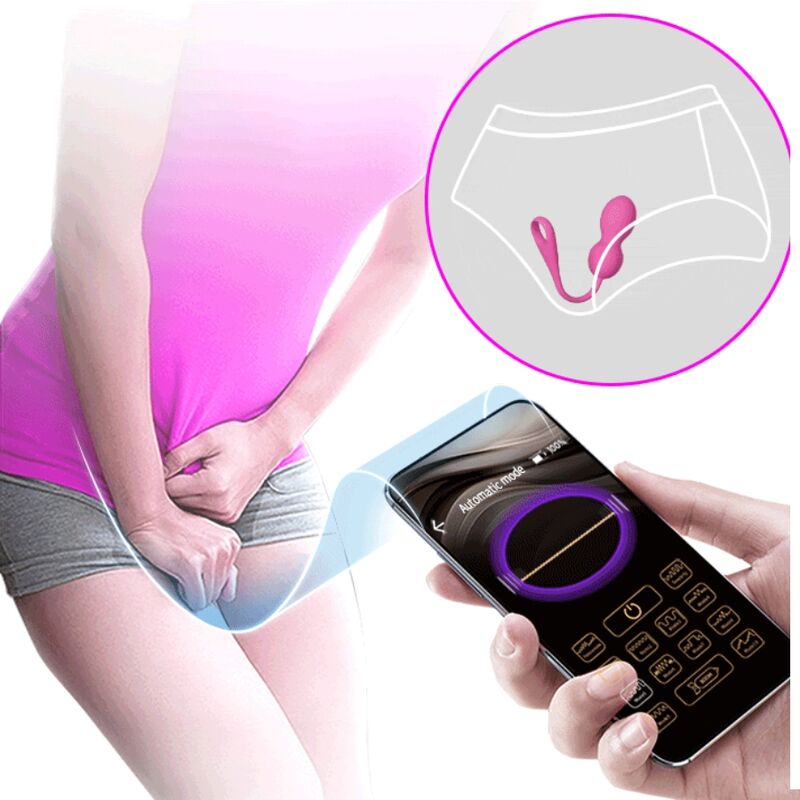 PRETTY LOVE - ELVIRA PINK RECHARGEABLE VIBRATING BALLS - 8