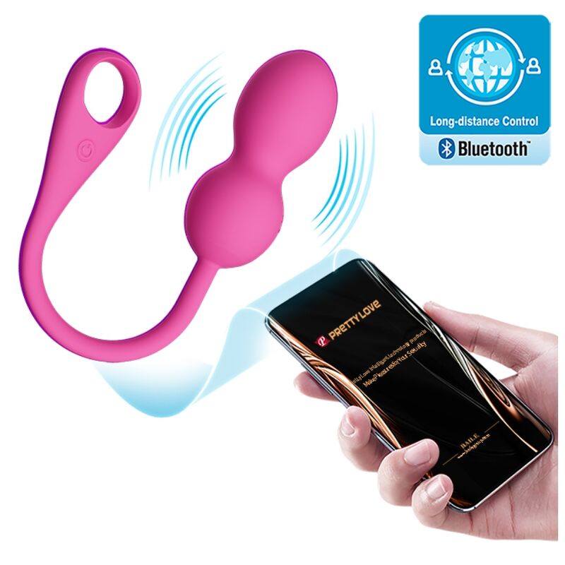 PRETTY LOVE - ELVIRA PINK RECHARGEABLE VIBRATING BALLS - 4