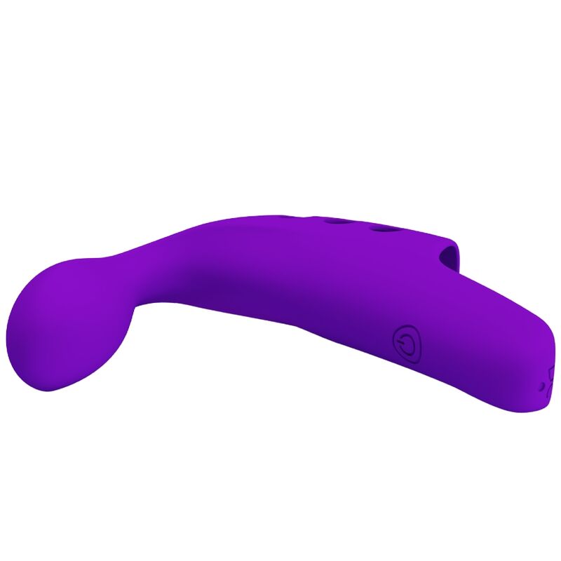 PRETTY LOVE - GORGON PURPLE RECHARGEABLE FINGER VIBRATOR - 7