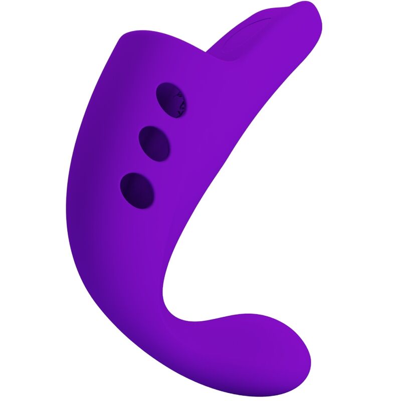 PRETTY LOVE - RECHARGEABLE FINGER VIBRATOR GORGON PURPLE