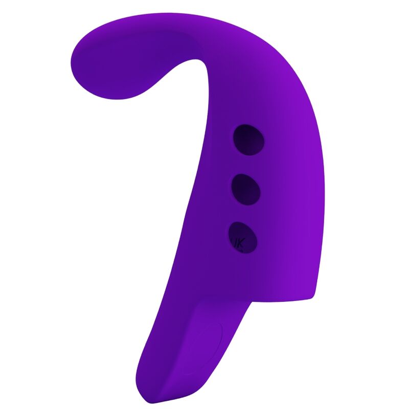 PRETTY LOVE - GORGON PURPLE RECHARGEABLE FINGER VIBRATOR - 3