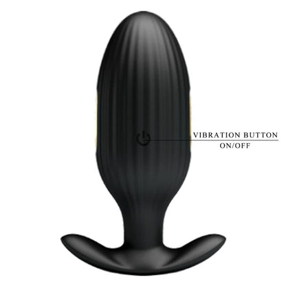 PRETTY LOVE - JEFFERSON APP CONTROLLED ANAL PLUG BLACK - 7
