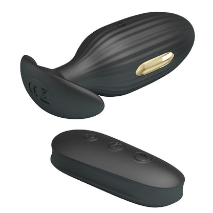PRETTY LOVE - KELLY PLUG ANAL RECHARGEABLE VIBRATOR BLACK - 10