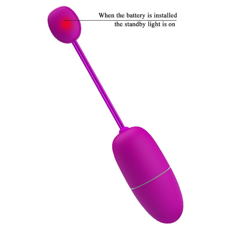 PRETTY LOVE - NYMPH VIBRATING EGG APP CONTROLLED PURPLE - 8